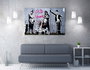 Wallity Lienzo Decorativo Banksy WY53 50 x 70 cm